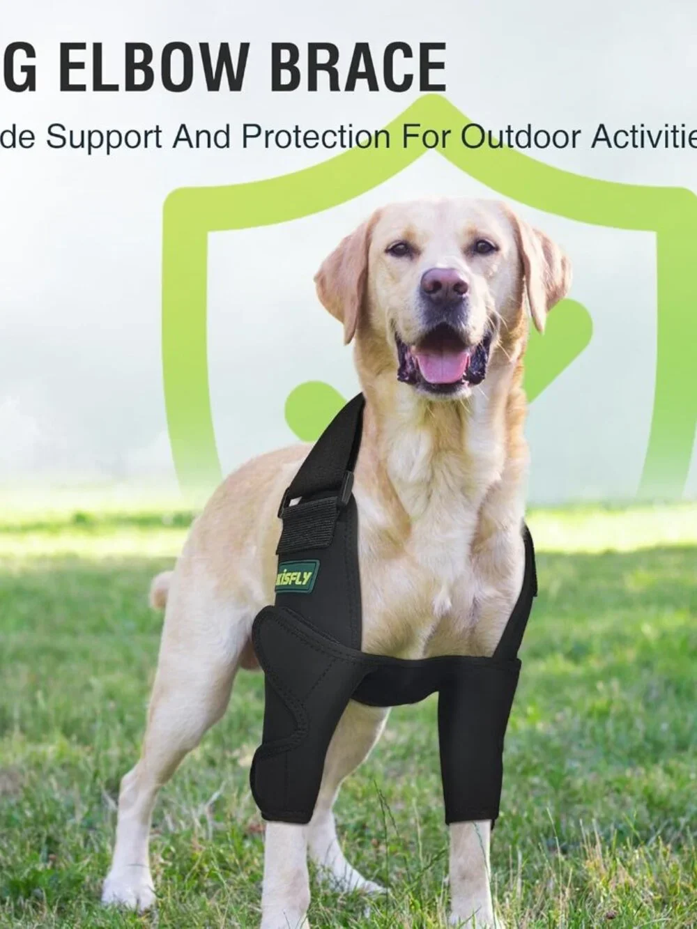 Dog Elbow Brace XXL for Large Dogs, Front Leg Elbow & Shoulder Support for Hygro